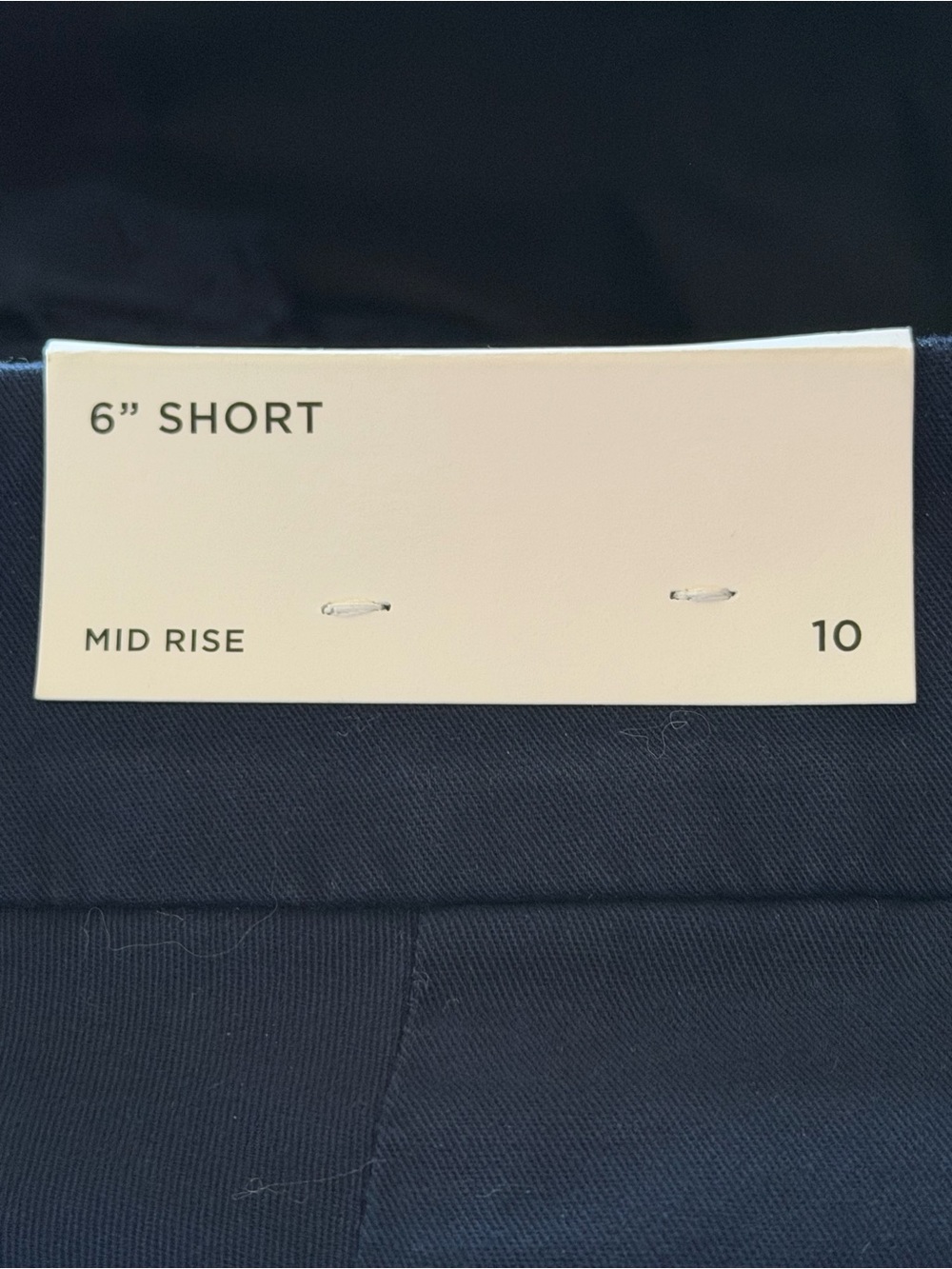 LOFT mid-rise 6” navy blue shorts Style 582741 NEW WITH TAG NWT - Picture 3 of 6